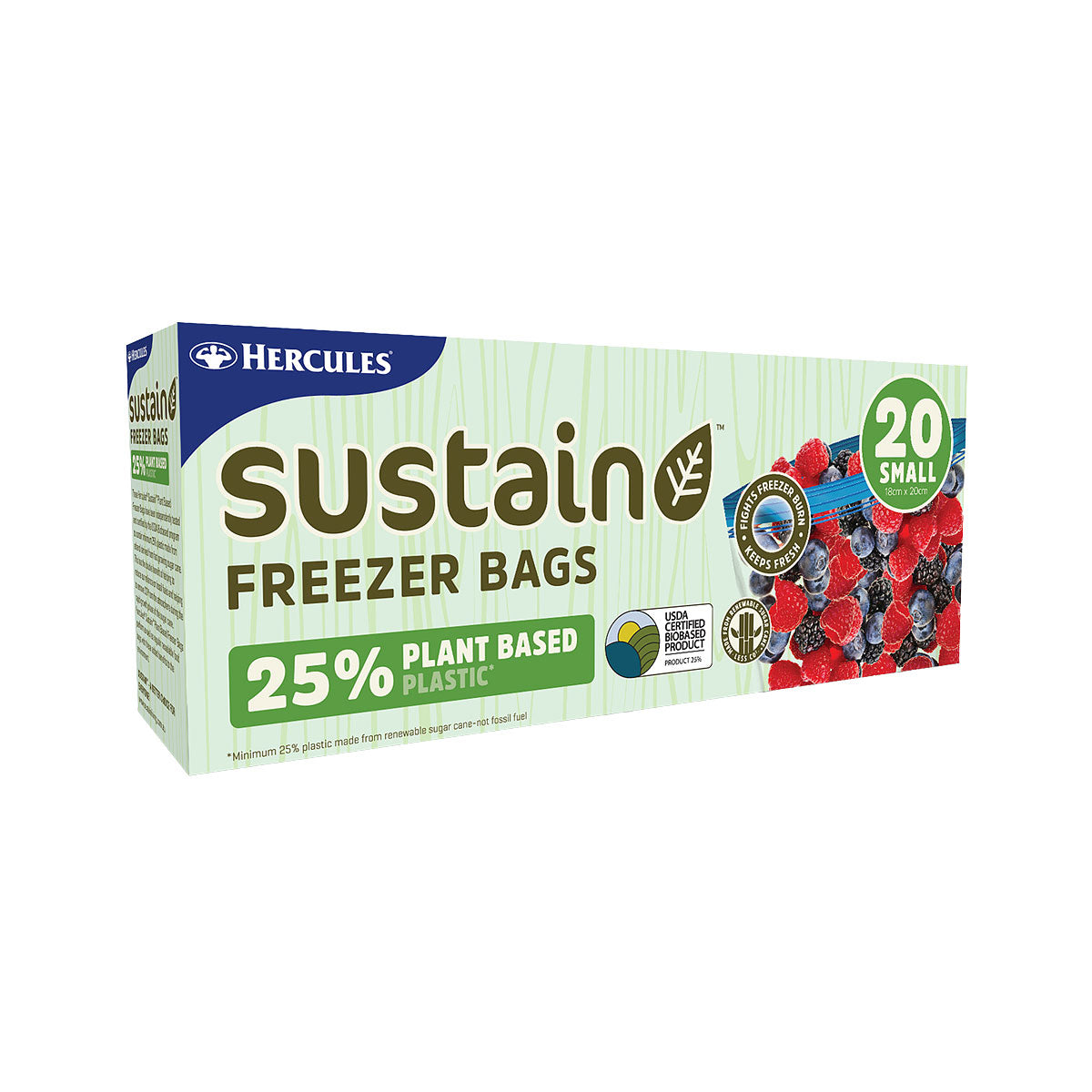 Hercules Sustain Freezer Bags 20pk