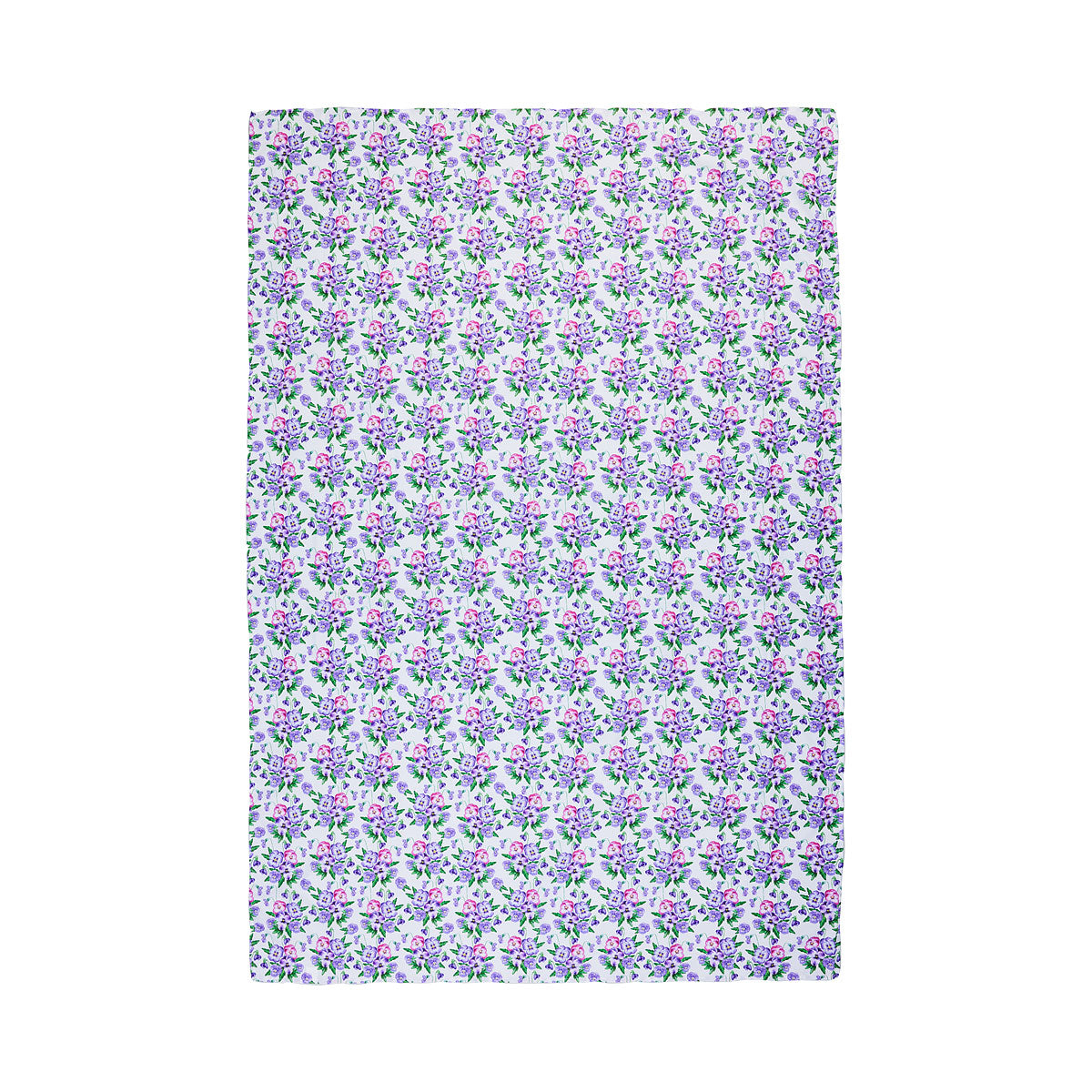 Printed Tablecloth 150x225cm Strawberry/Pansy