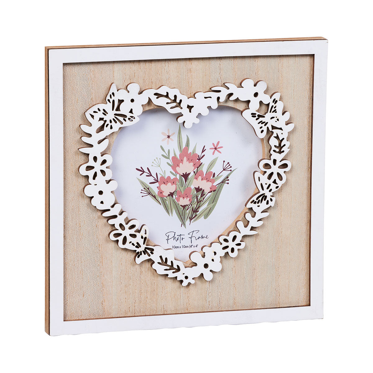 Heart Motif Photo Frame