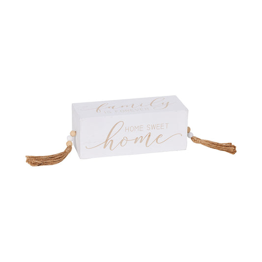 Tabletop Beaded Plaque Home Sweet Home