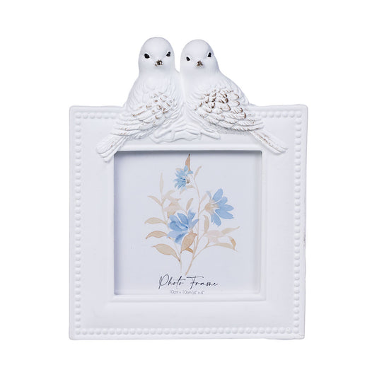 Love Birds Photo Frame 4x4"