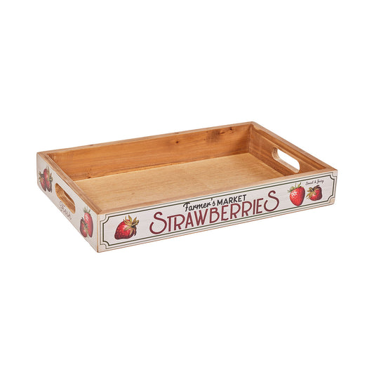 Strawberry Wooden Crate