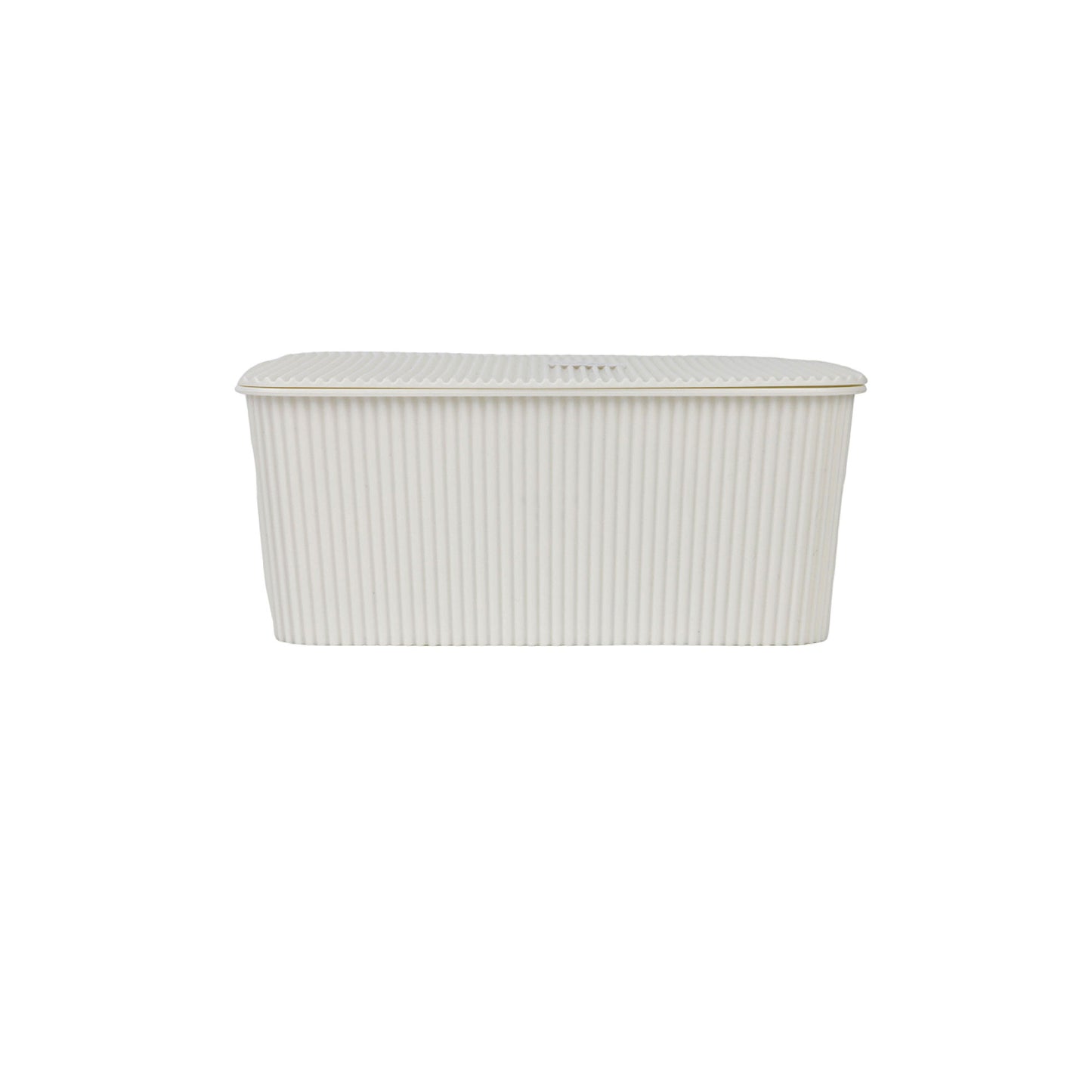 Corrie Basket with Lid White 5.5L