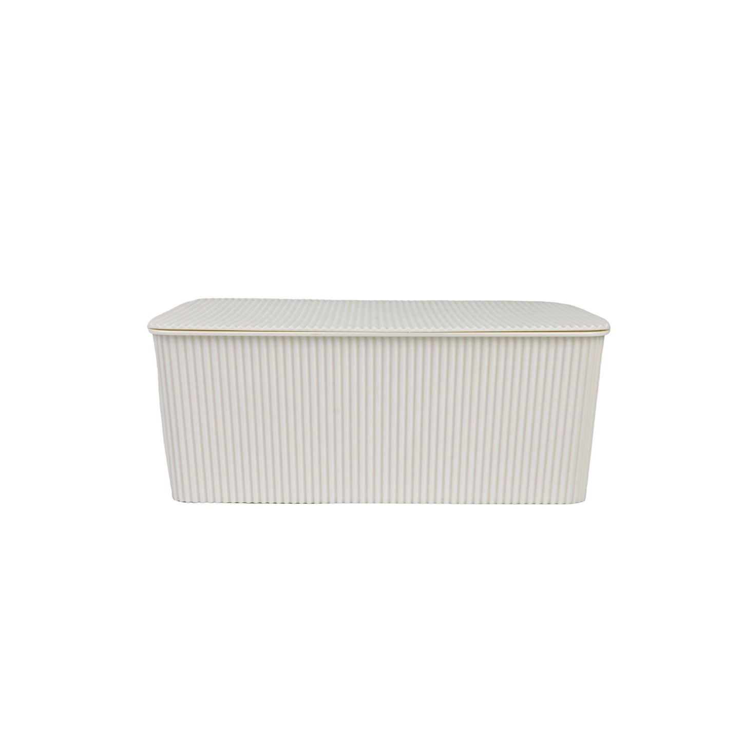 Corrie Basket with Lid White 12.5L