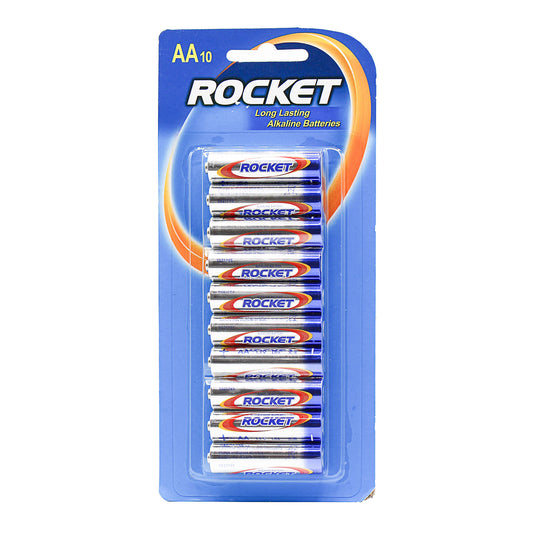 Rocket AA Alkaline Batteries 10pk