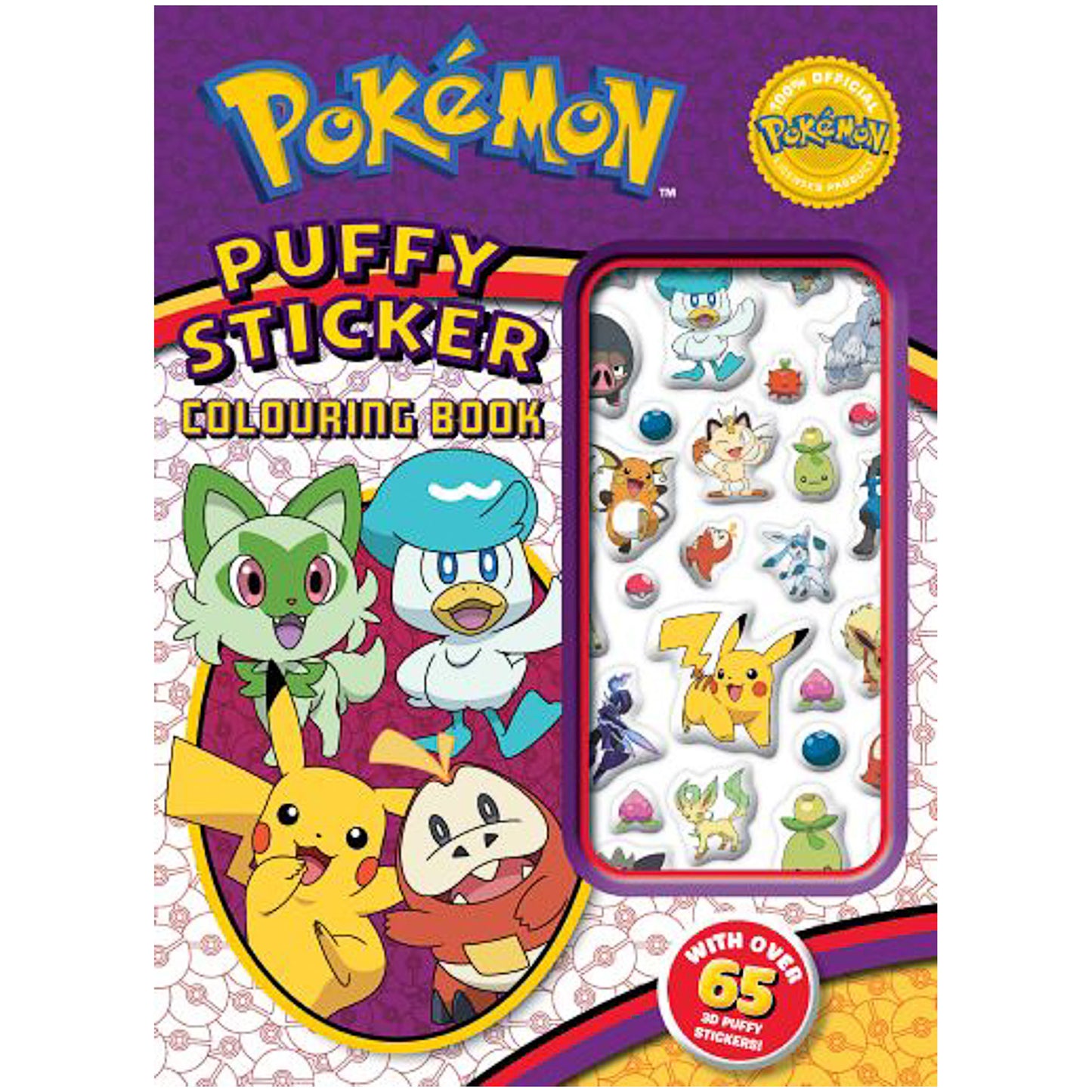 Pokemon Book Puffy Sticker