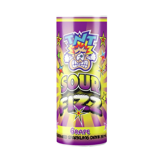 TNT Sour Fizz Drink Grape 250mL