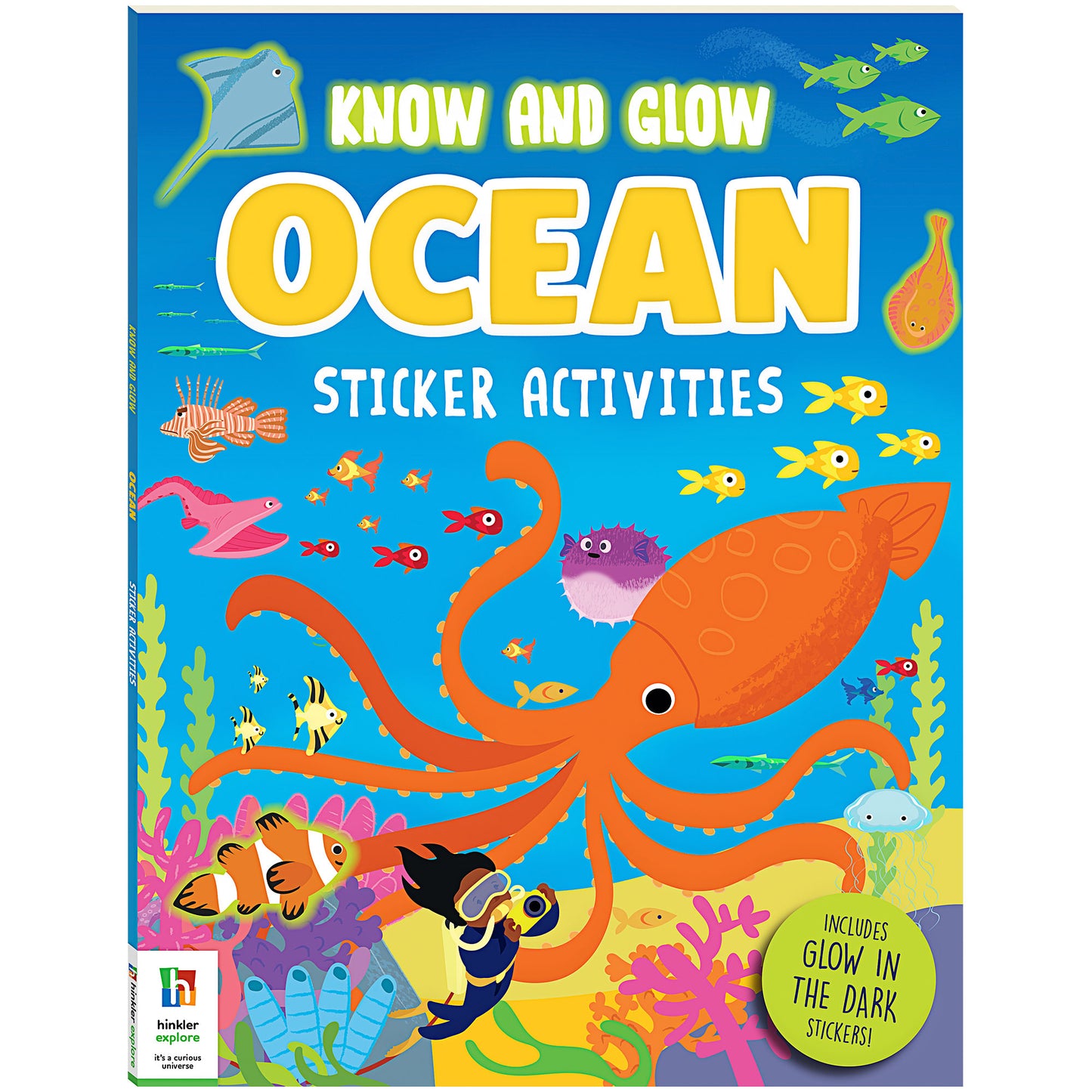 Know & Glow Sticker Activity Book Assorted