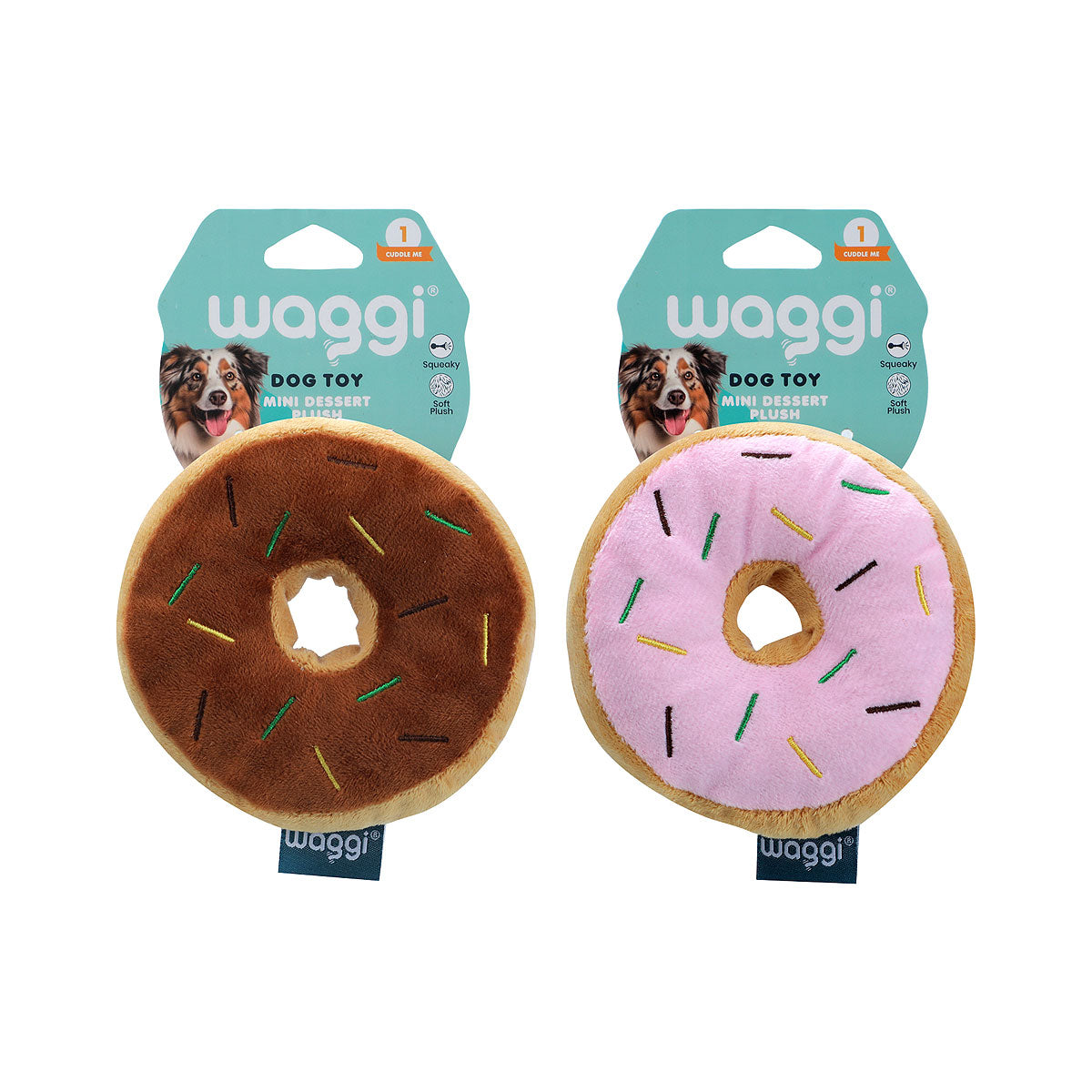 Waggi Plush Mini Donut Assorted