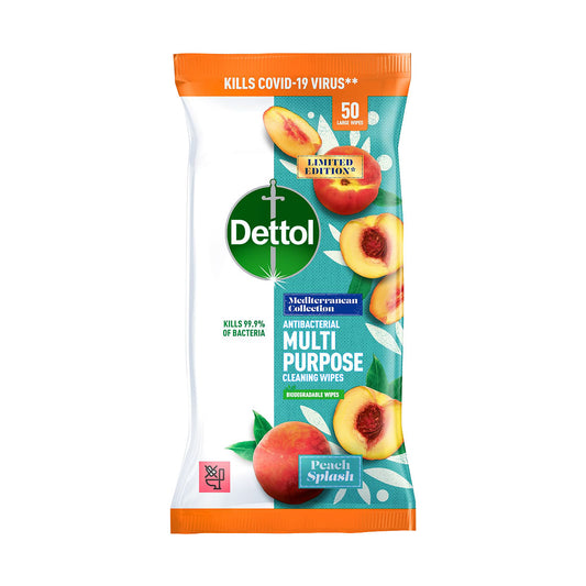 Dettol Multipurpose Wipes Peach Splash 50pk