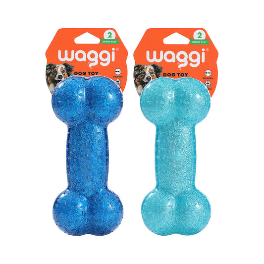 Waggi Dazzle Bone Chew Toy Assorted