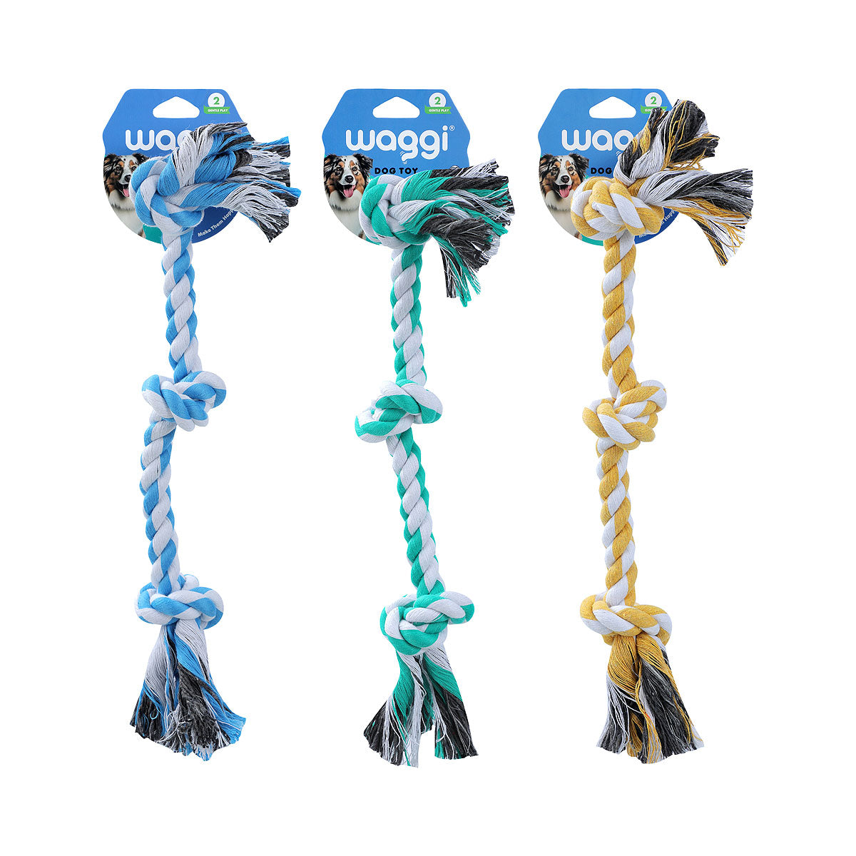 Waggi Tug-O-War Essentials Rope Assorted