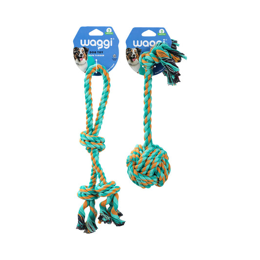 Waggi Tug-O-War Looped Rope Assorted