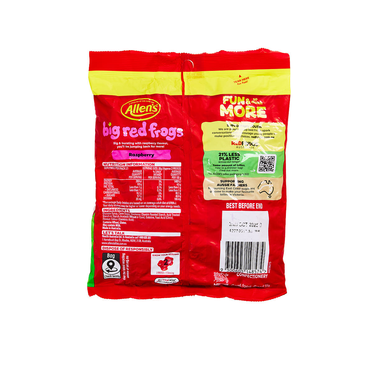 Allen's Big Red Frogs 420g