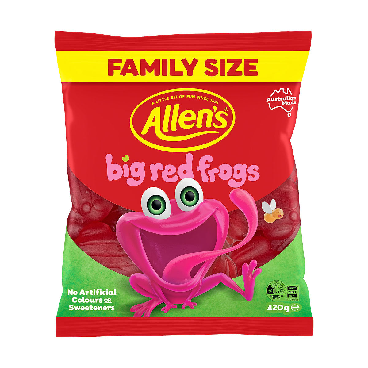 Allen's Big Red Frogs 420g