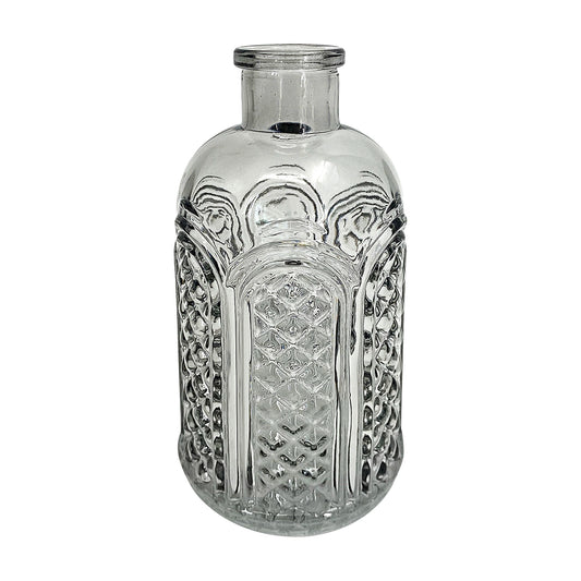 Arch Deco Bud Vase Clear/Smoke