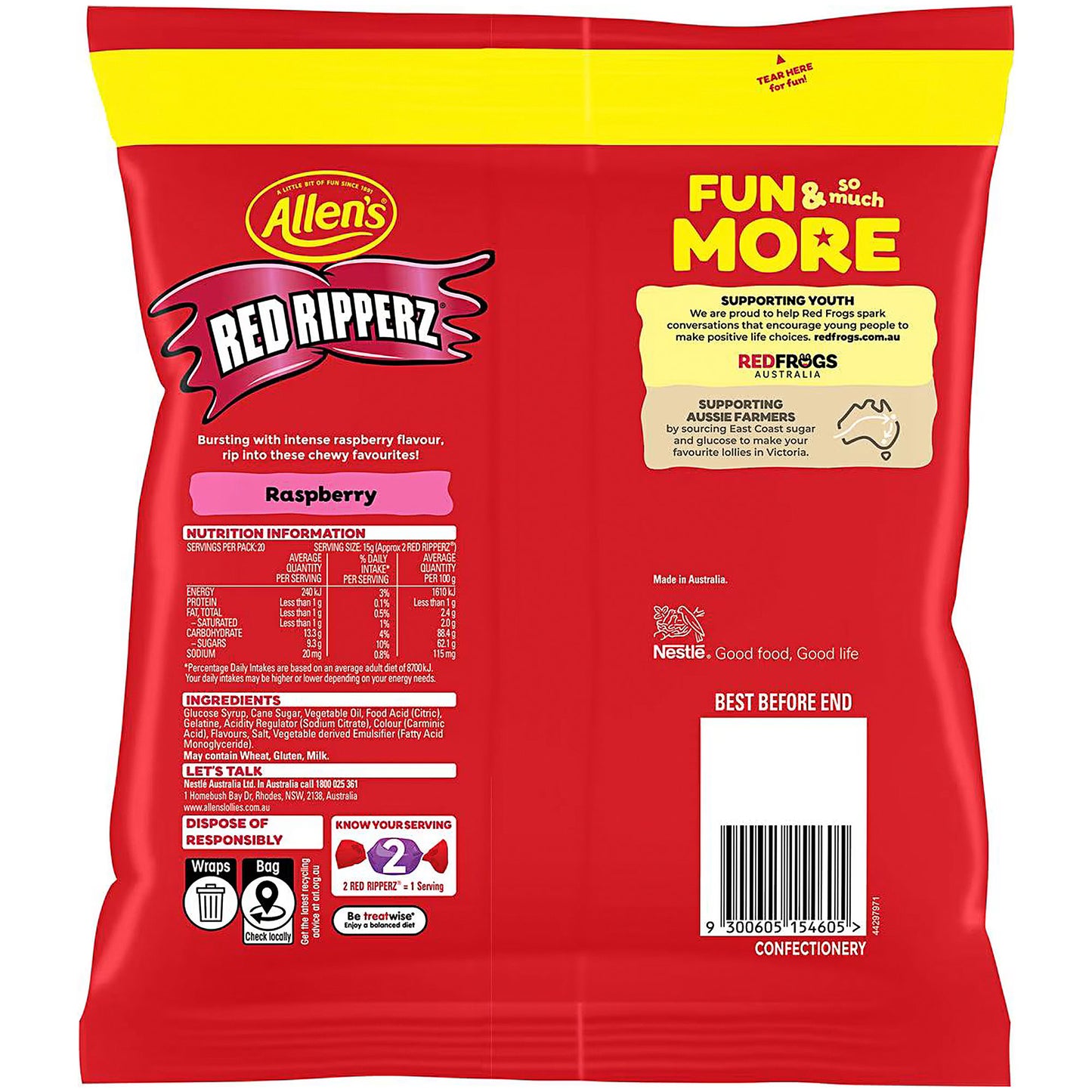 Allen's Red Ripperz 300g