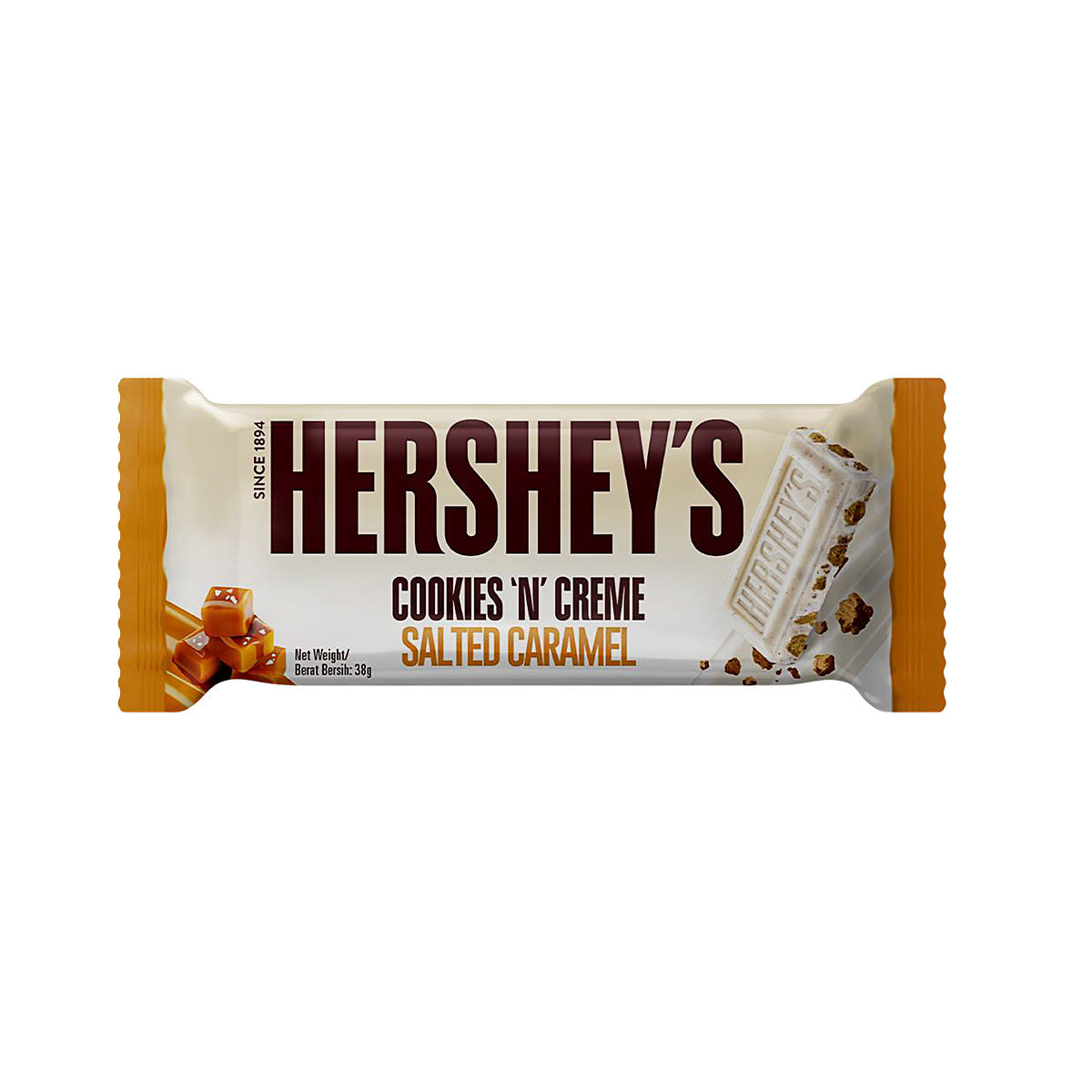 Hershey's Cookies & Cream Salted Caramel Bar 38g