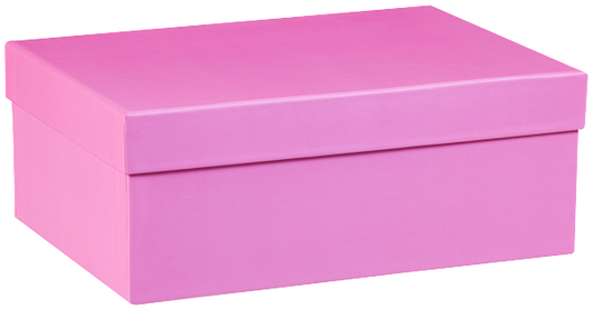 Gift Box Mid Pink Rectangle 25x18x9.8cm