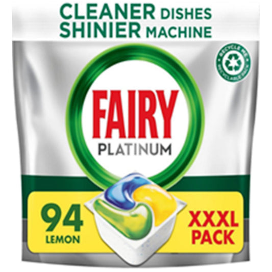 Fairy Platinum Dishwasher Tablets Lemon 94pk