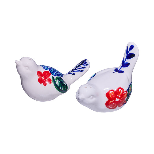 Painted Birds Salt & Pepper Shakers