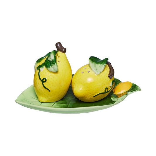 Leafy Lemons Salt & Pepper Shakers