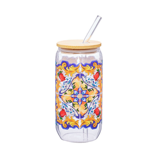 Porto Glass Smoothie Cup Assorted