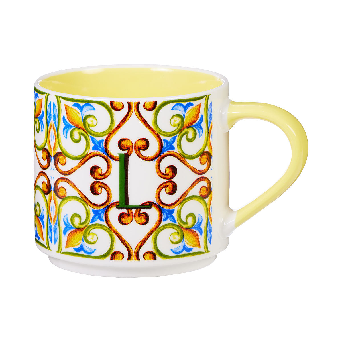 Porto Tile Monogram Mug 370mL S/C/L