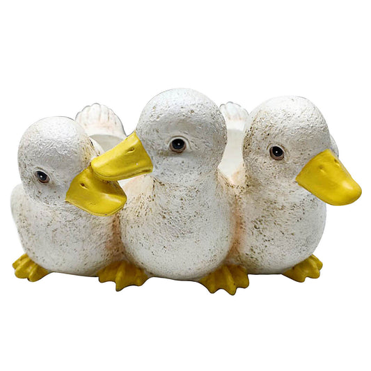 Polyresin Duck Flower Pot Planter 9.9cm