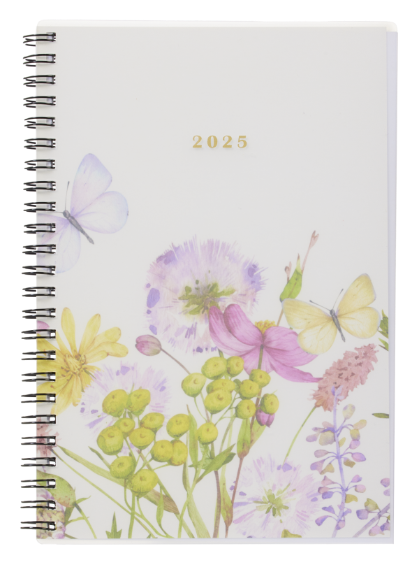 2025 Diary A5 Week to View  Butterfly