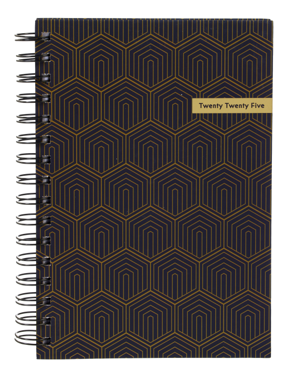 2025 Diary A5 Day View Honeycomb