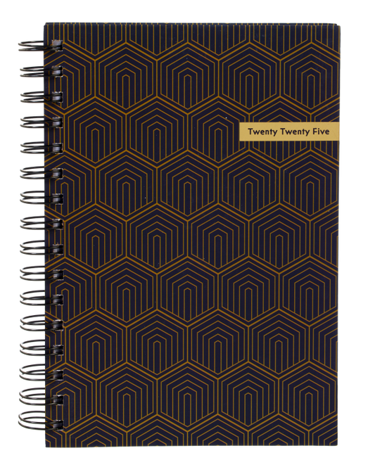 2025 Diary A5 Day View Honeycomb