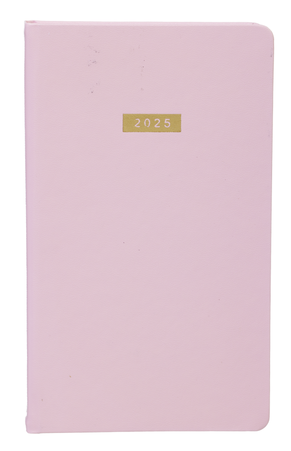 2025 Diary Octavo Day View Pink