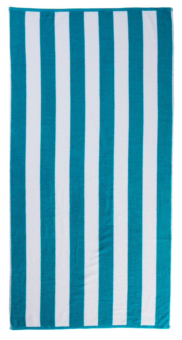 Stripe Beach Towel Teal 80x160cm