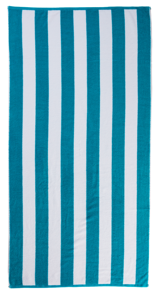 Stripe Beach Towel Teal 80x160cm