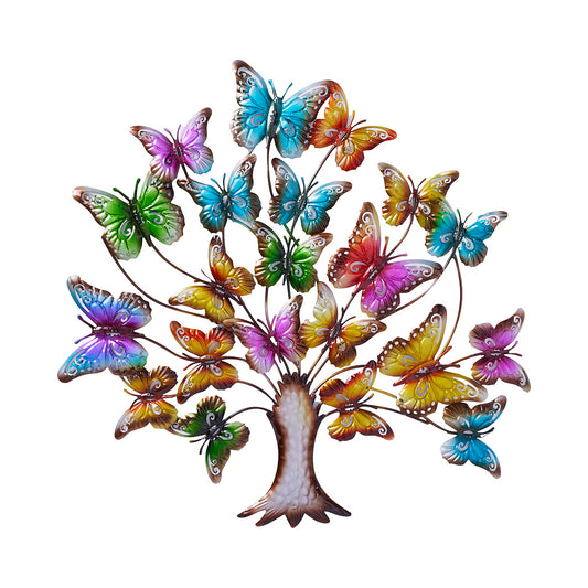 Metal Butterfly Tree Wall Art 50cm