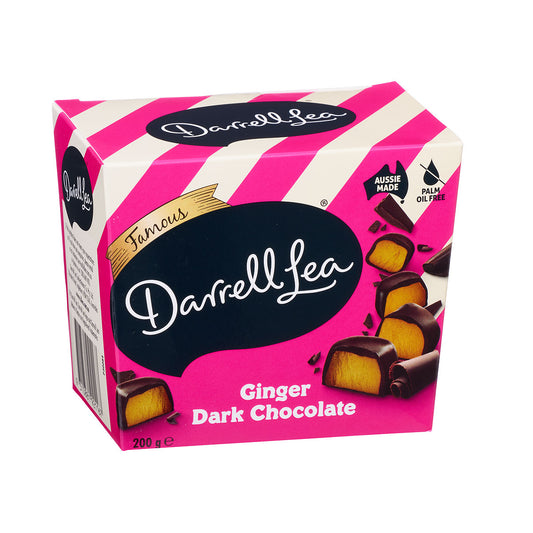 Darrell Lea Dark Chocolate Ginger 200g