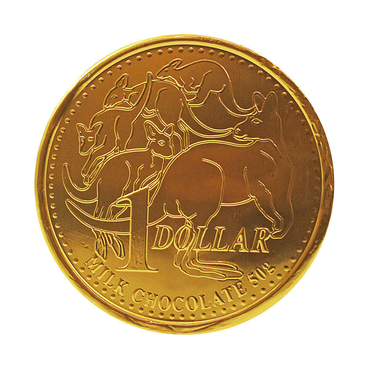 Milk Choc Gold Medallion 50g