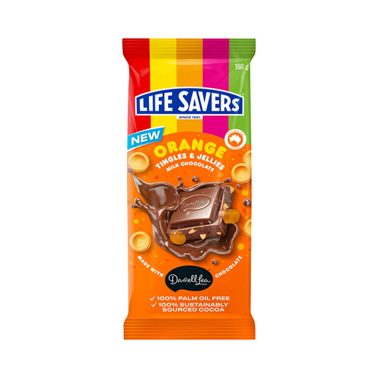 Life Savers Orange Milk Block 160g