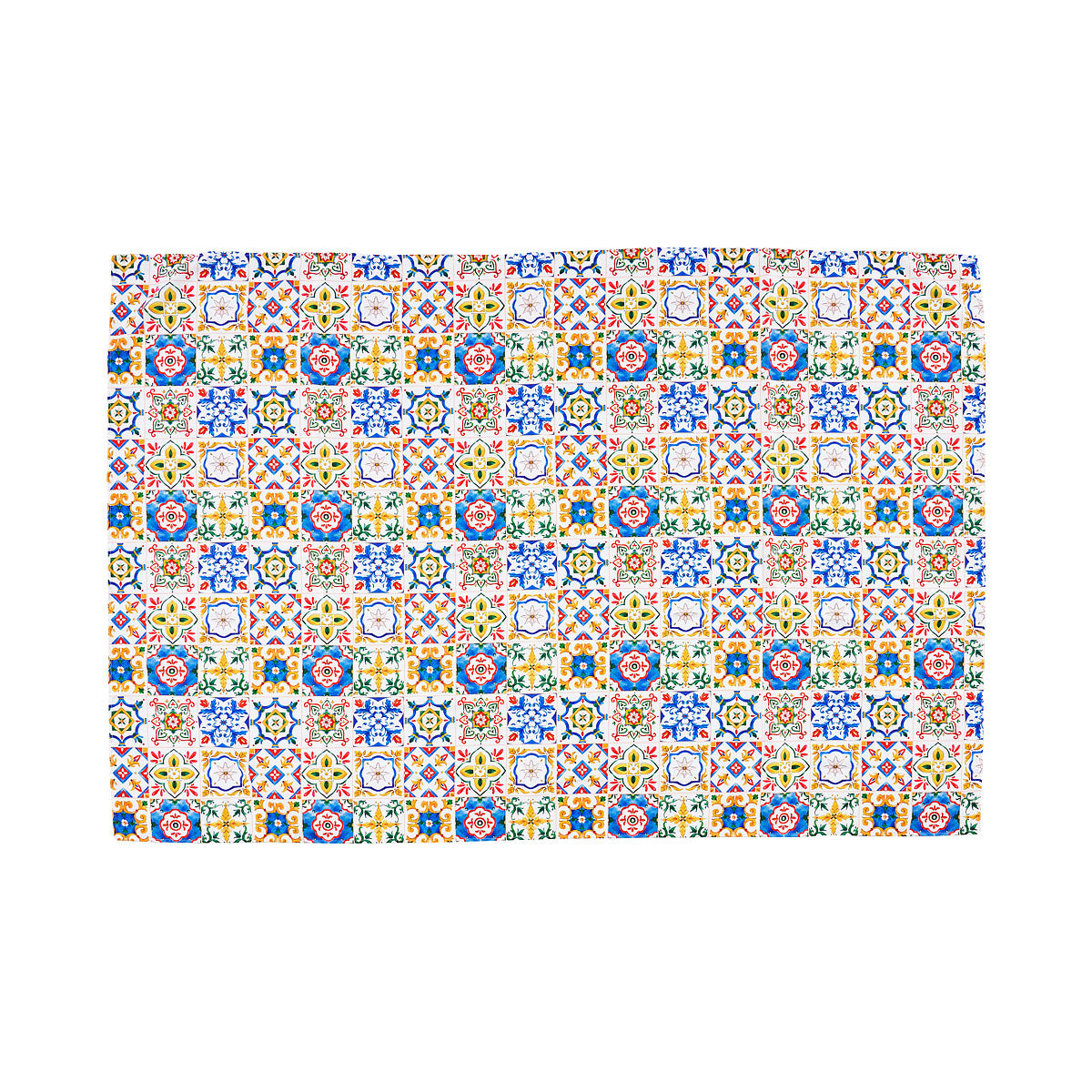 Printed Tablecloth Colour Tile 150x225cm