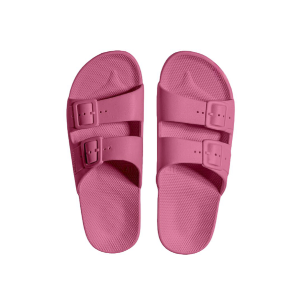 Women's Twin Strap Slides Coral