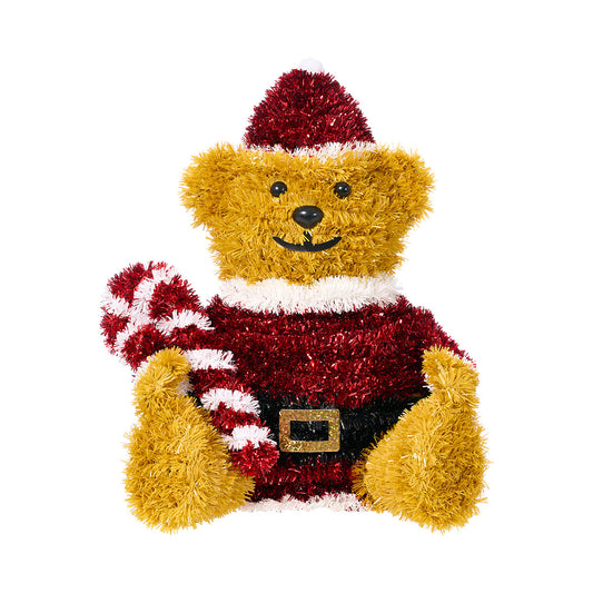 Christmas Bear Tinsel Decoration