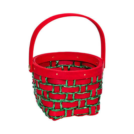 Christmas Multicolour Basket Small