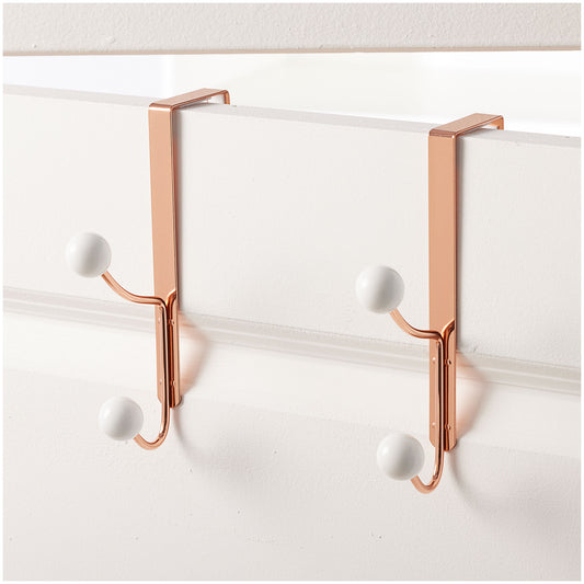 Copper Hanger Over The Door Hook 2pk