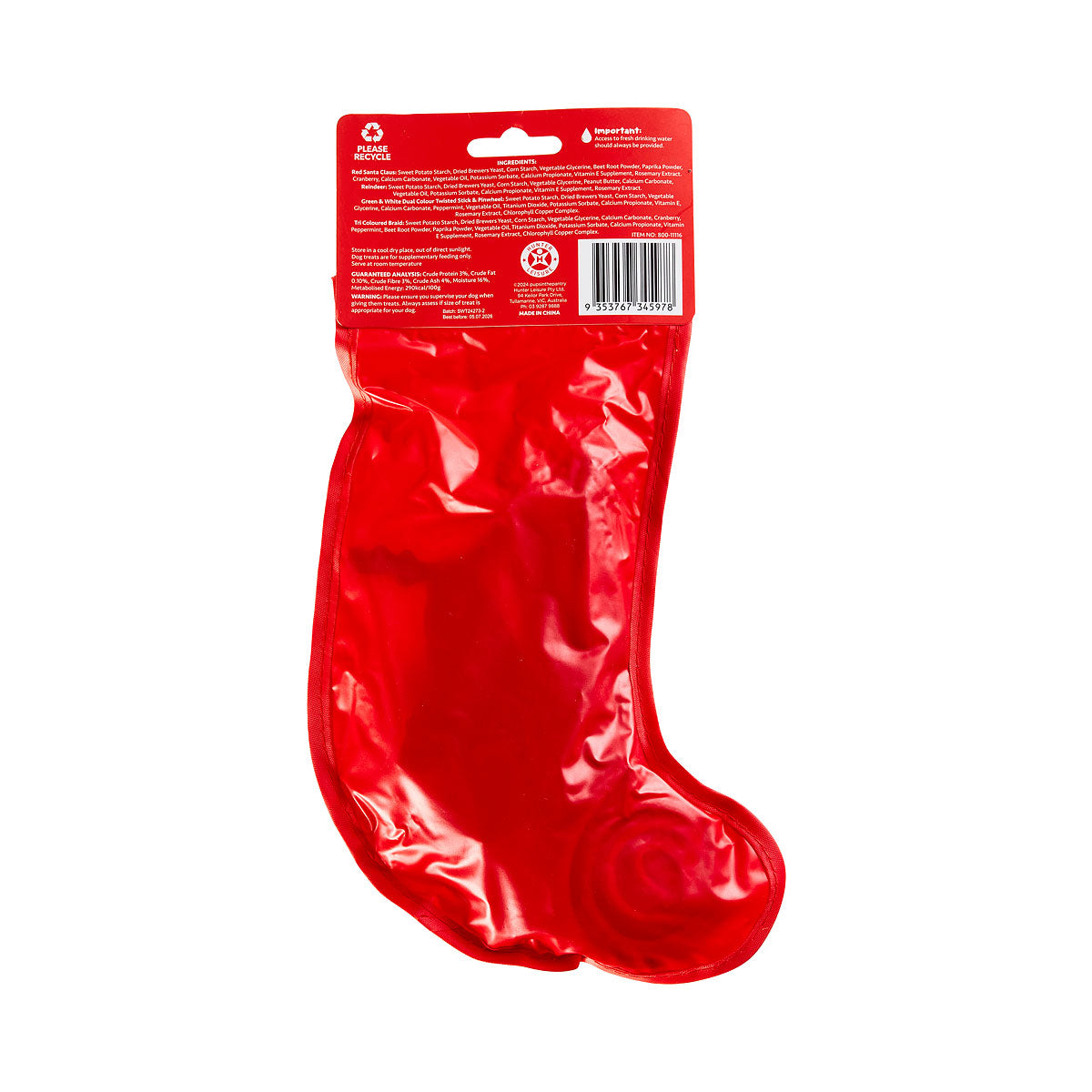 Christmas Pups In The Pantry Treat Stocking 12pk