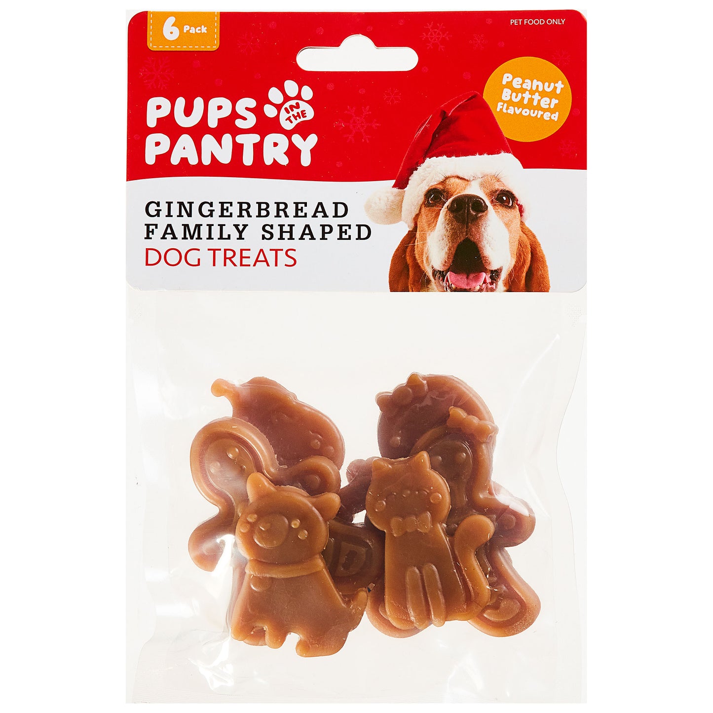 Christmas Pups In The Pantry Gingerbread Family 6pk