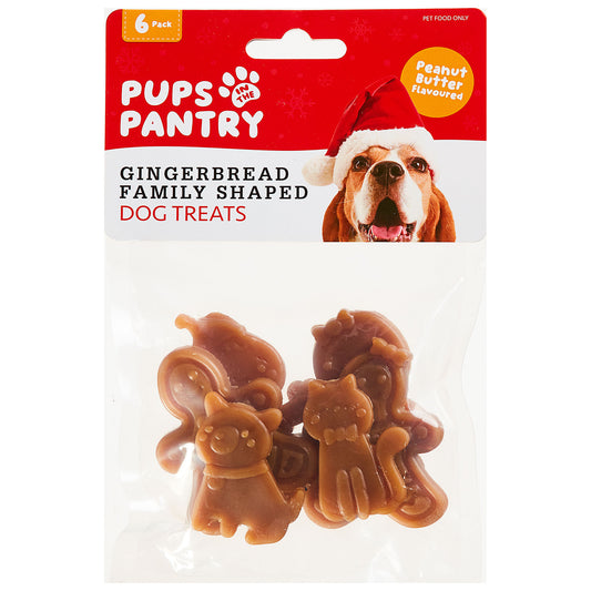 Christmas Pups In The Pantry Gingerbread Family 6pk6pk