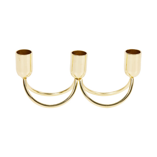 3-Candle Holder Gold/Silver