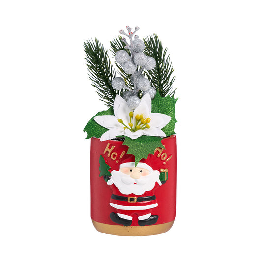 Christmas Planter Novelty Santa Assorted