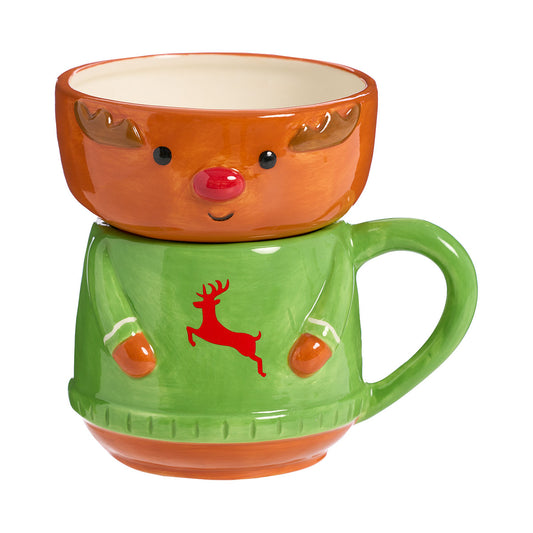 Christmas Mug & Bowl Set Assorted